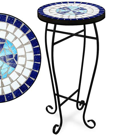 Mosaic Garden Bistro Table Marble Outdoor Tables Bistro Dining Coffee