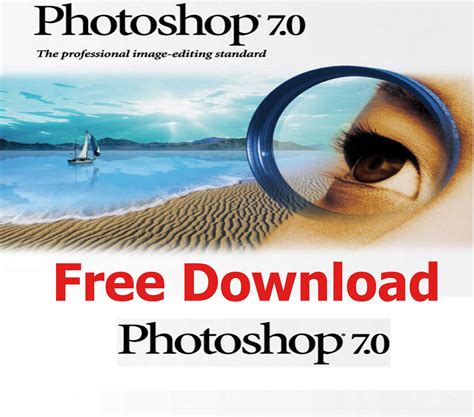 Combine photos, artwork, elements, and text to craft entirely new images on desktop or ipad. Adobe Photoshop 7.0 Free Download - Offline Softwares