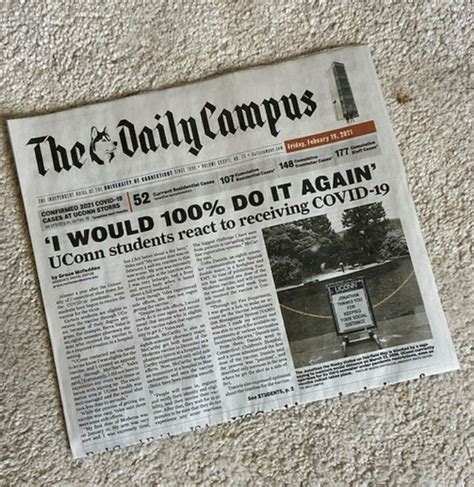 Typo In Uconns Student Newspaper Gives Readers A Giggle Break From