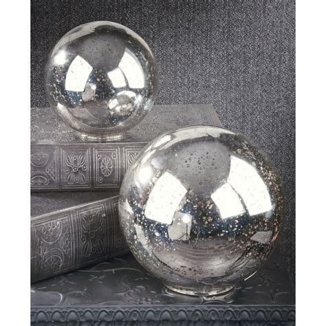 Tripar Mercury Glass Sphere Decorative Ball And Reviews Wayfair
