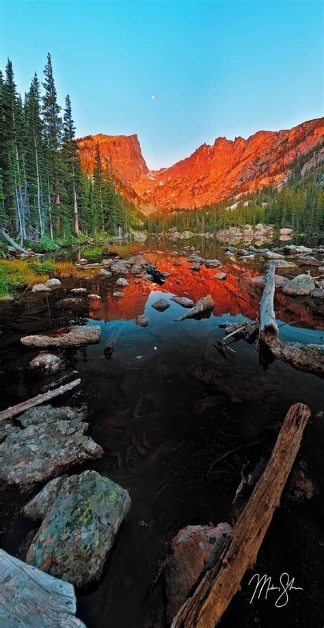 Dream Lake Sunrise Dream Lake Rocky Mountain National Park Near