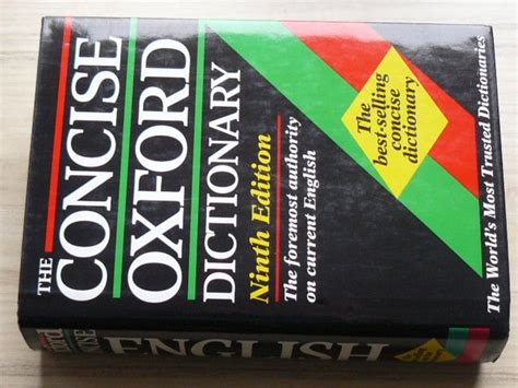 The Concise Oxford Dictionary 1995 Ninth Edition