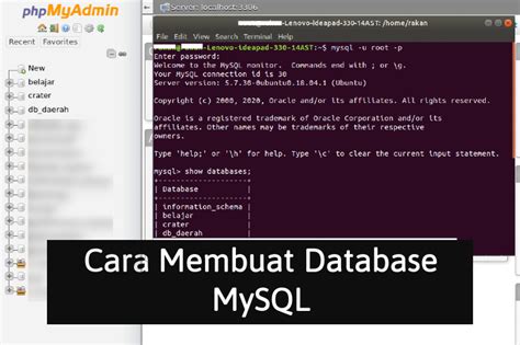 Topik 2: Membuat User MySQL