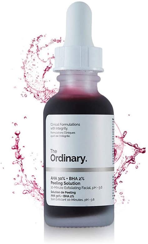 It looks like fresh placenta, tingles like mint chapstick, and costs less than a frappuccino. The Ordinary Peeling Solution 30ml AHA 30% + BHA 2% | Skin ...