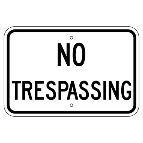 No Trespassing Sign Sign Covers