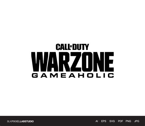 Call Of Duty Modern Warfare Warzone Gameaholic Svg Eps Ai Etsy In