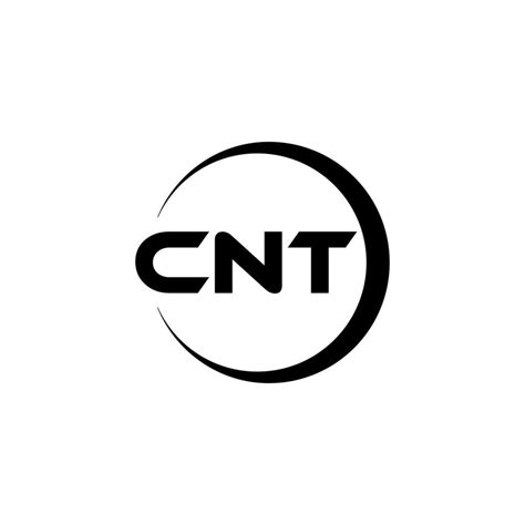 Cnt Letter Logo Design In Illustration Vector Logo Calligraphy