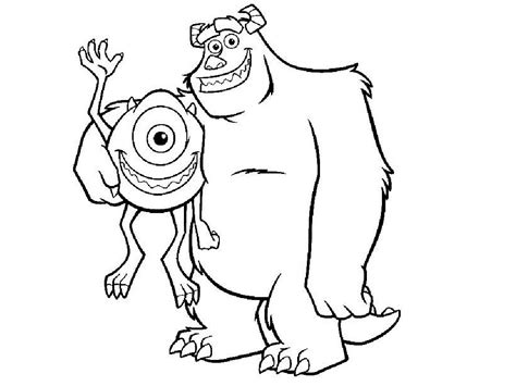 Explore the world of disney pixar animated films monsters inc and monsters university with these free coloring pages for kids. Monsters Inc Coloring Pages - Best Coloring Pages For Kids