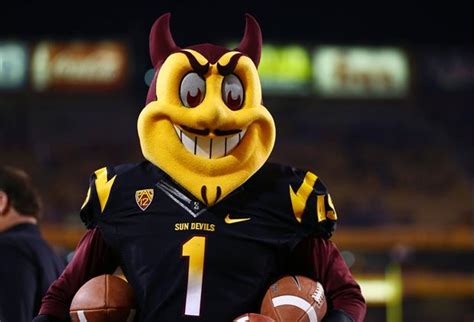 Arizona State Mascot And Arizonas Mascot Brawled On The Sideline