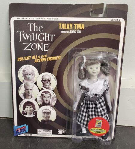 Comic Con Exclusive Twilight Zone Talky Tina Doll Biff Bang Pow Nib