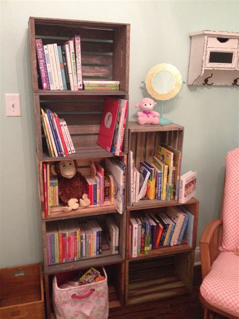 Diy Bookshelf Crates Creative Bookshelves Bookshelves Diy Bookshelves