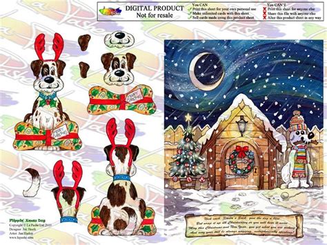 Download Sets La Pashe Downloads Flippin Christmas Christmas Decoupage 3d Cards Free Cards