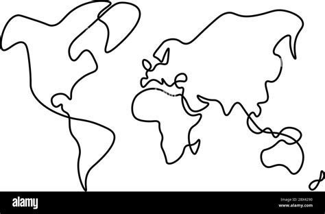 Dibujos Mapas Mundo Ilustracion De Mapa Mundo Negro Foto De Stock Images