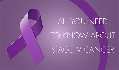 All You Need To Know About Stage Iv Cancer Health Nigeria