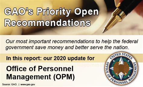 Priority Open Recommendations Office Of Personnel Management Us Gao