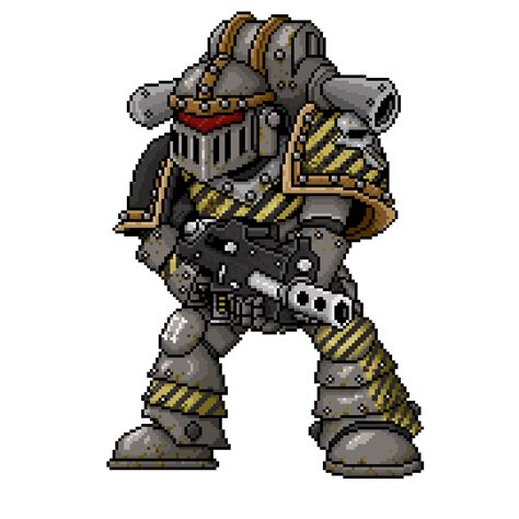 Pixel Iron Warrior By The General Moe On Deviantart