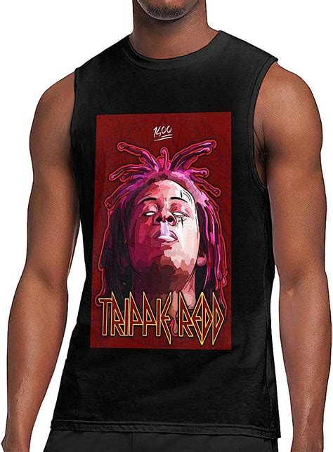 Mens Trippie Redd Cotton Performance Sleeveless Muscle T Shirt At
