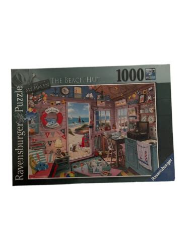 Ravensburger 1000 Piece Jigsaw Puzzle The Beach Hut My Haven Series 7