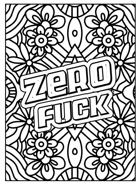 Free Printable Cuss Word Coloring Pages