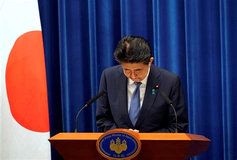 japan s prime minister abe announces resignation for health reasons daily sabah