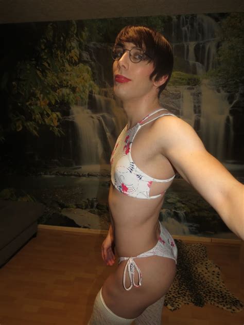 Sissy Faggot White Bikini 25 Pics Xhamster