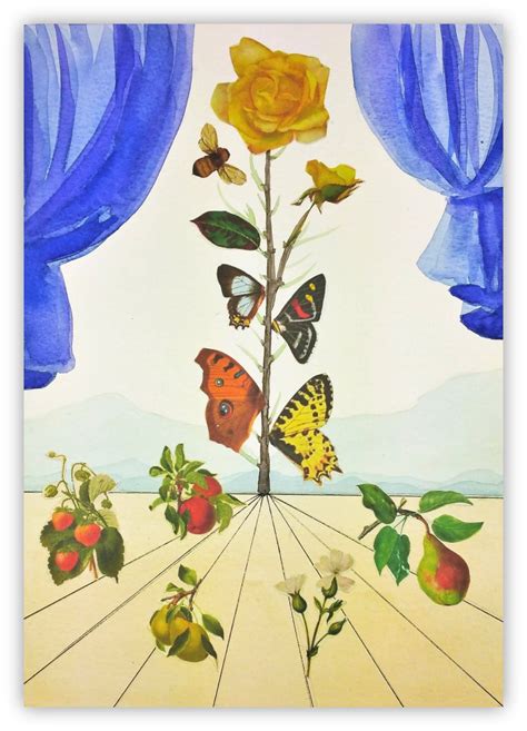 Salvador Dali Art Project Step By Step Watercolor Botanical Collage