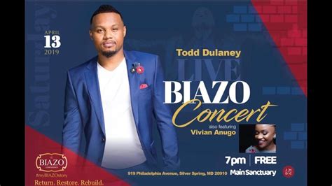 todd dulaney your great name live extended version biazo 2019 concert youtube