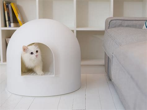 We are a company specializing in designing premium products for pets.we aim to provide more pleasant living. Pidan Snow House Igloo Cat Litter Box