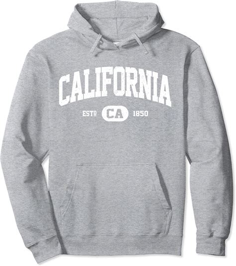 California Sweatshirt Retro Vintage California Hoodie Ts