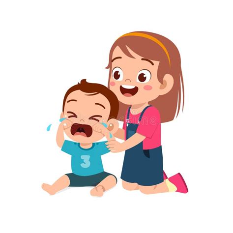 Crying Baby Twins Stock Vector Illustration Of Screaming 28818780
