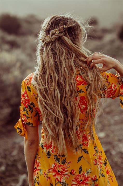 Bohemian Braided Hairstyle Braided Hairstyles Hair Styles Hairstyle