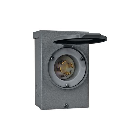 Reliance Power Inlet Box 30 Amp L14 30 Raintight Metal