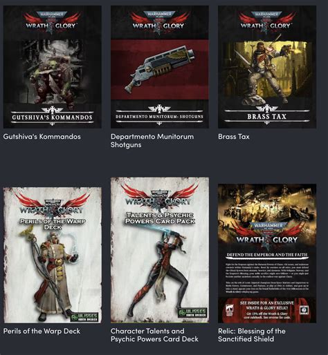 Tenkars Tavern Humble Rpg Bundle Warhammer 40k Wrath And Glory By