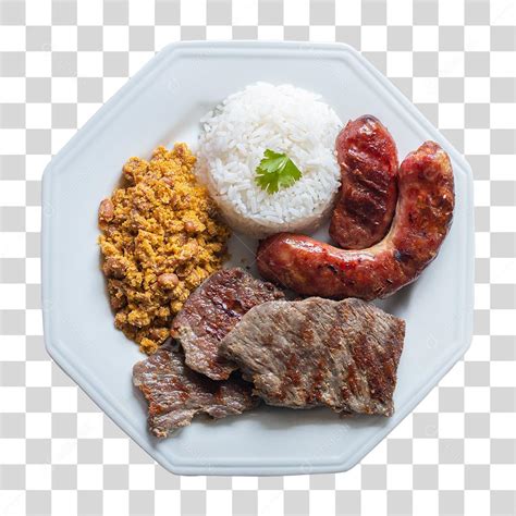 Prato Feito De Comida Com Arroz E Salada E Carne PNG Transparente Download Designi