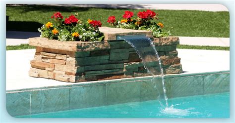 Since we built above ground for the upper section of the stream, we next added a level row of stones for waterfalls no. Diy Pool Waterfall | Pool Design Ideas