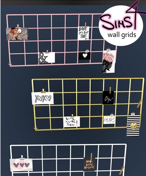 Wall Grid Sims 4 Cc Images And Photos Finder