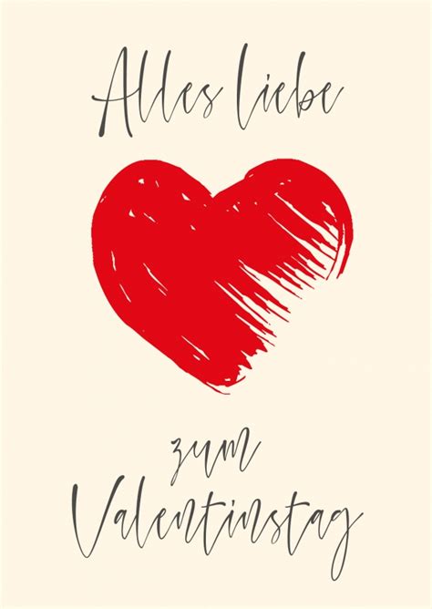 Alles Liebe Zum Valentinstag Liebeskarten Spr Che Echte