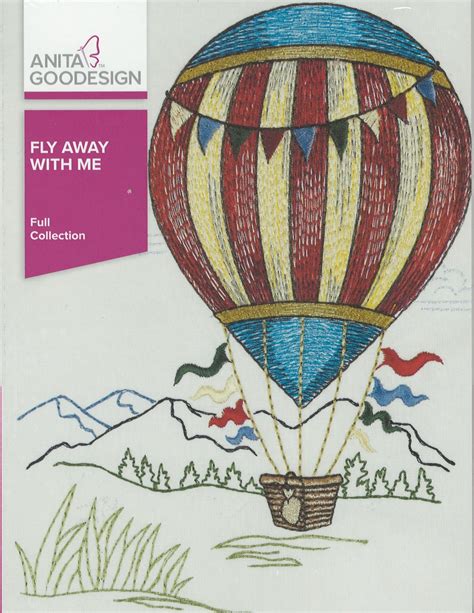 Anita Goodesign Machine Embroidery Designs Fly Away With Me Full