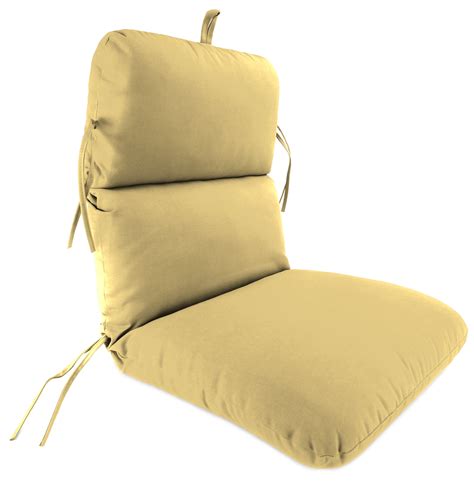 Sunbrella X Yellow Rectangle Chair Outdoor Seating Cushion