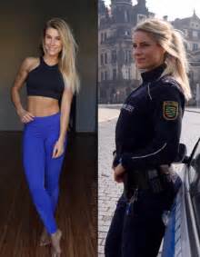Adrienne Koleszar Stunning German Police Officers Instagram Goes