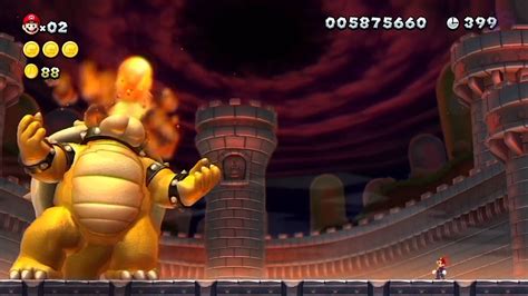 Peachs Castle The Final Battle New Super Mario Bros Wii U Youtube