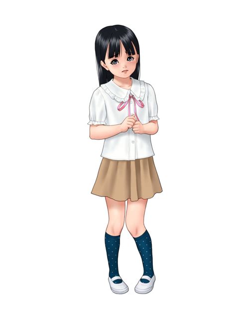 Irotsuya Highres Girl Female Focus Full Body Loli Looking At Viewer School Uniform