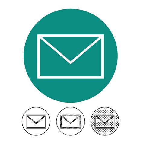 Email And Mail Icon Vector 571784 Vector Art At Vecteezy