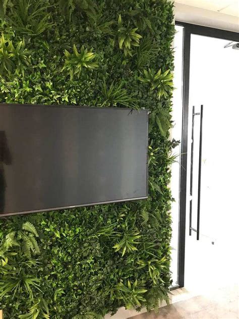 Green Tropics Artificial Vertical Garden Green Wall Uv Resistant 1m X 1m
