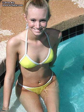 Dirty Aly Strips In The Pool Porn Pictures Xxx Photos Sex Images