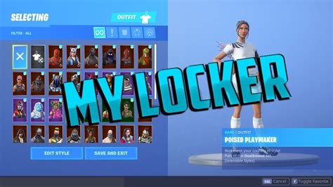 My Fortnite Locker Youtube