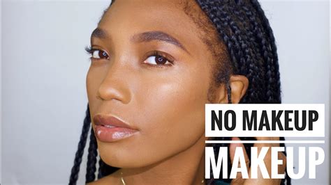 No Makeup Look Tutorial For Dark Skin Youtube