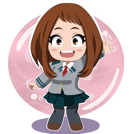 Ochako Chibi Xd By Teensiestmango On Newgrounds