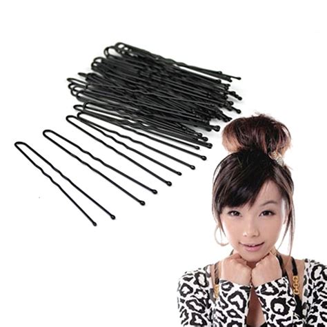 50pcs Invisible U Shaped Bobby Pin Hair Bun Tools Hair Accessories Hairpin Shopee Singapore