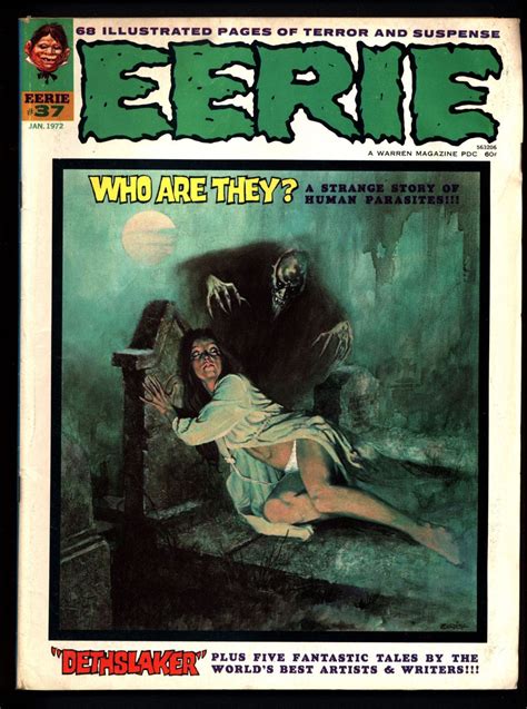 EERIE 37 Vintage Classic Horror Comic Warren Magazine Enrich Torres